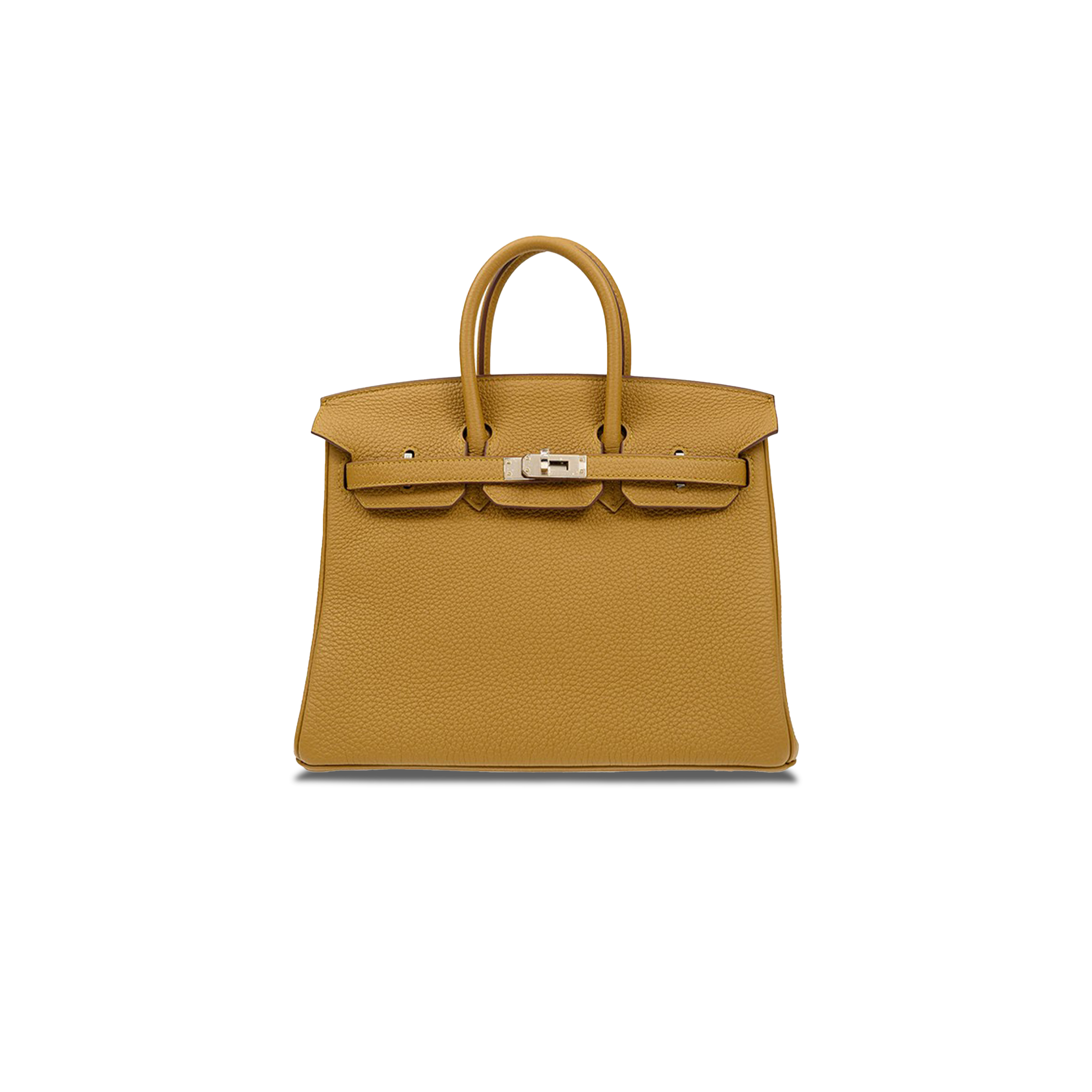 HERMES MASTER BIRKIN 25 TOGO LEATHER MILK TEA COLOR GOLD BUCKLE HANDBAG BK25AKTGSS (25*20*13cm)